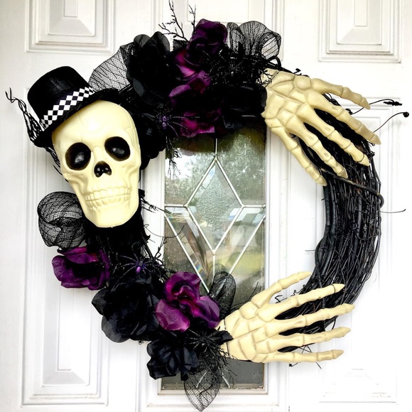 Handmade Other - 👻🎃💀 Halloween Wreath 👻🎃💀